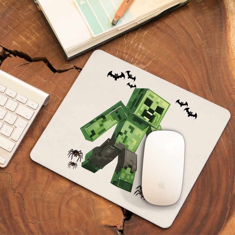 PC, gaming si accesorii - Periferice PC - Mousepad - Mousepad Creeper Vagabond Minecraft CoolTrend, 21x19cm - Infinity.ro