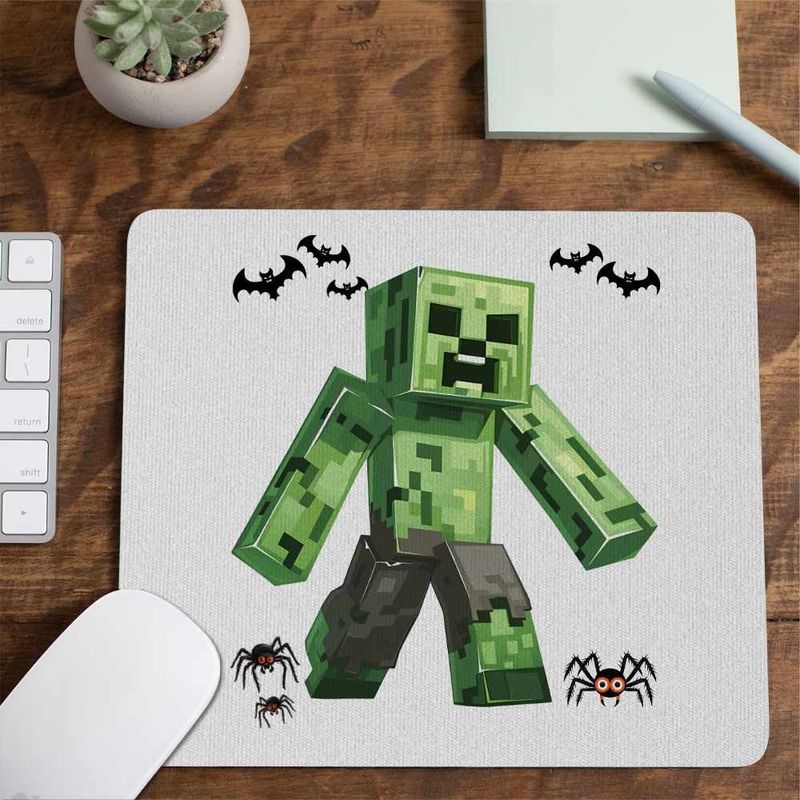 PC, gaming si accesorii - Periferice PC - Mousepad - Mousepad Creeper Vagabond Minecraft CoolTrend, 21x19cm - Infinity.ro