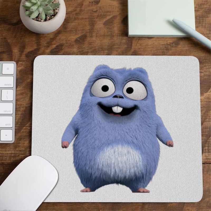 PC, gaming si accesorii - Periferice PC - Mousepad - Mousepad Leming Grizzy Desene Animate CoolTrend, 21x19cm - Infinity.ro
