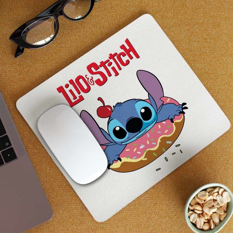 PC, gaming si accesorii - Periferice PC - Mousepad - Mousepad Stitch Donut Gogoasa CoolTrend, 21x19cm - Infinity.ro