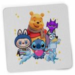 PC, gaming si accesorii - Periferice PC - Mousepad - Mousepad Winnie Labubu Stitch Bluey Sprunki Batman CoolTrend, 21x19cm - Infinity.ro