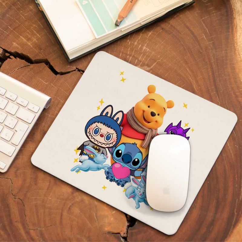 PC, gaming si accesorii - Periferice PC - Mousepad - Mousepad Winnie Labubu Stitch Bluey Sprunki Batman CoolTrend, 21x19cm - Infinity.ro