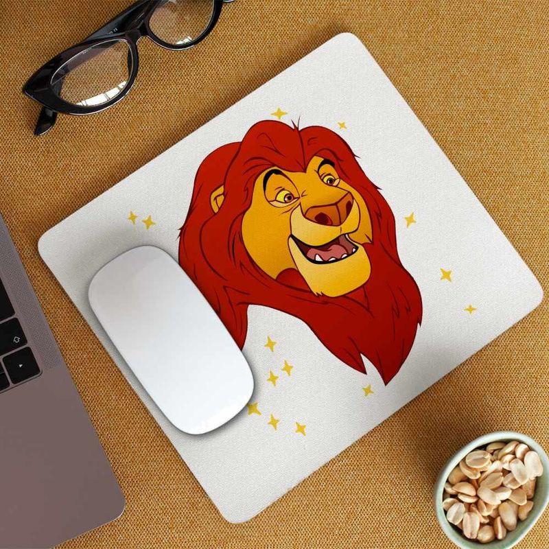 PC, gaming si accesorii - Periferice PC - Mousepad - Mousepad Regele Leu Mufasa CoolTrend, 21x19cm - Infinity.ro