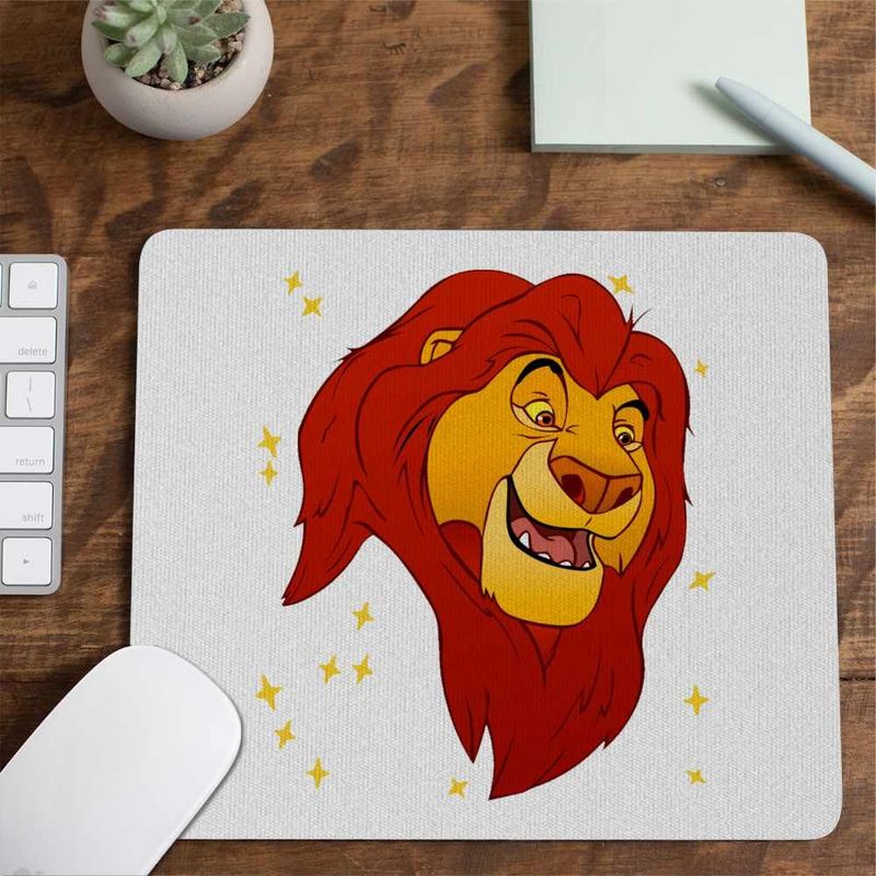 PC, gaming si accesorii - Periferice PC - Mousepad - Mousepad Regele Leu Mufasa CoolTrend, 21x19cm - Infinity.ro