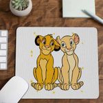 PC, gaming si accesorii - Periferice PC - Mousepad - Mousepad Nala Simba Best Friends Lion King CoolTrend, 21x19cm - Infinity.ro