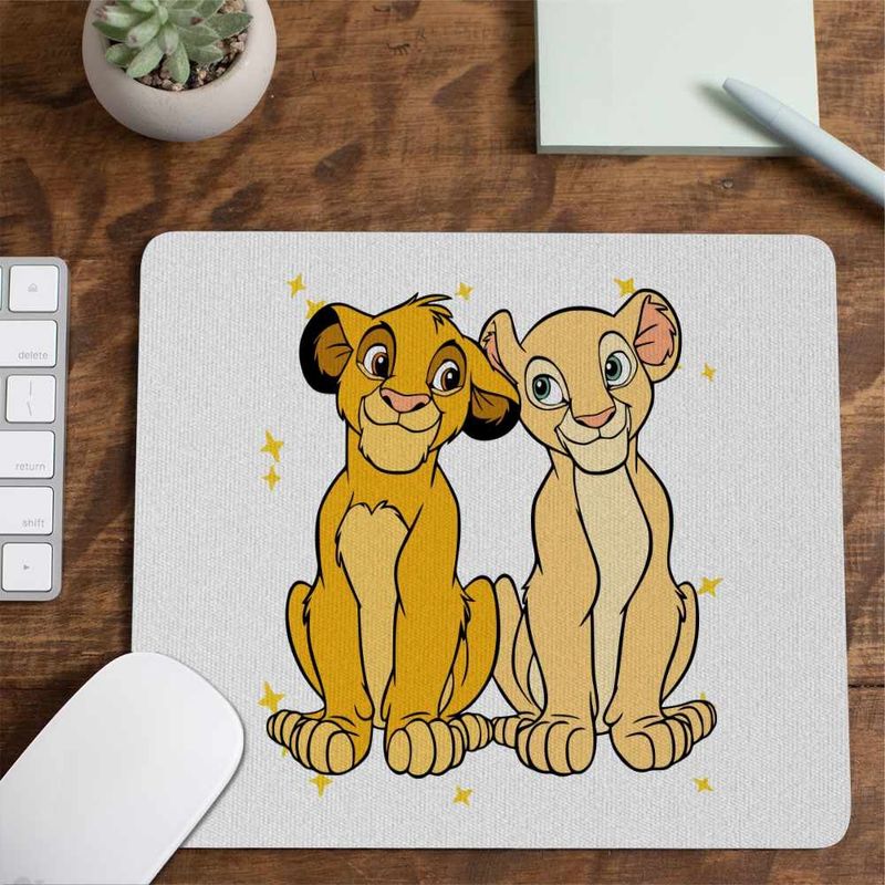PC, gaming si accesorii - Periferice PC - Mousepad - Mousepad Nala Simba Best Friends Lion King CoolTrend, 21x19cm - Infinity.ro