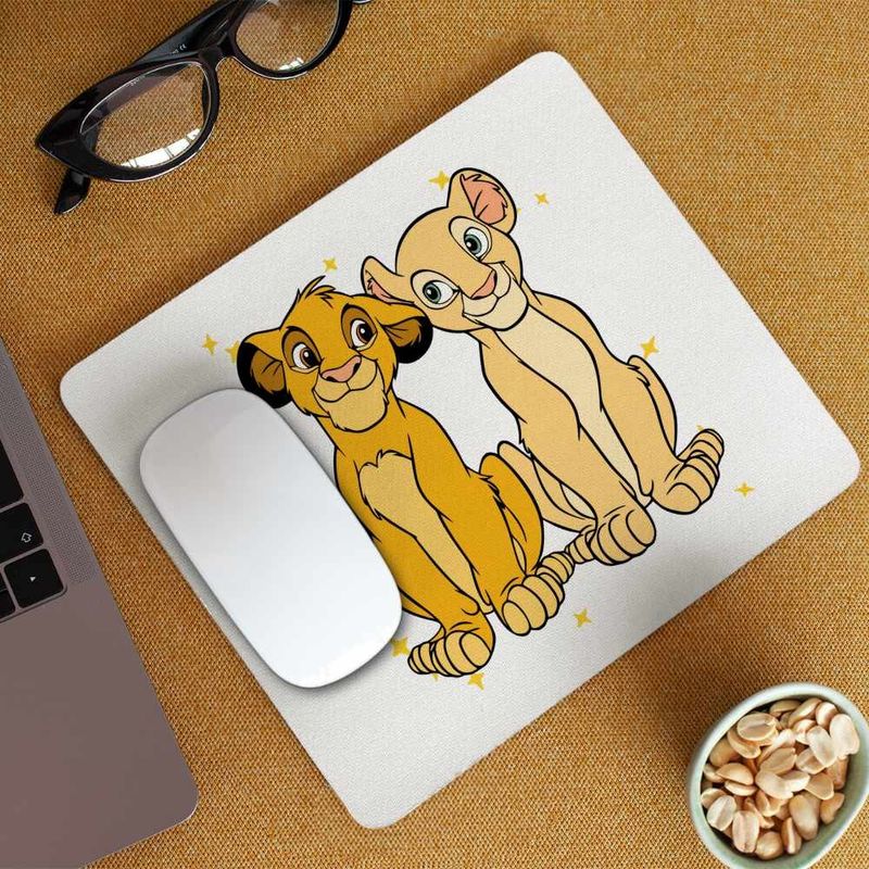 PC, gaming si accesorii - Periferice PC - Mousepad - Mousepad Nala Simba Best Friends Lion King CoolTrend, 21x19cm - Infinity.ro