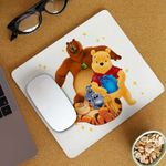 PC, gaming si accesorii - Periferice PC - Mousepad - Mousepad Grizzy Lemingii Winnie the Pooh CoolTrend, 21x19cm - Infinity.ro