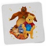 PC, gaming si accesorii - Periferice PC - Mousepad - Mousepad Grizzy Lemingii Winnie the Pooh CoolTrend, 21x19cm - Infinity.ro