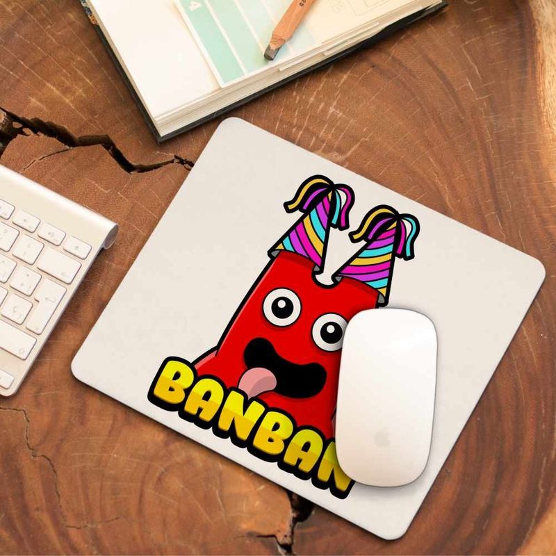 PC, gaming si accesorii - Periferice PC - Mousepad - Mousepad Banban Happy Desene Animate CoolTrend, 21x19cm - Infinity.ro