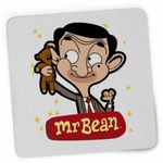 PC, gaming si accesorii - Periferice PC - Mousepad - Mousepad Mr Bean Teddy Bear Happy CoolTrend, 21x19cm - Infinity.ro