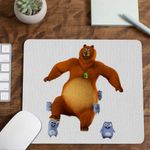 PC, gaming si accesorii - Periferice PC - Mousepad - Mousepad Ursul Grizzy si lemingii Grizzly CoolTrend, 21x19cm - Infinity.ro