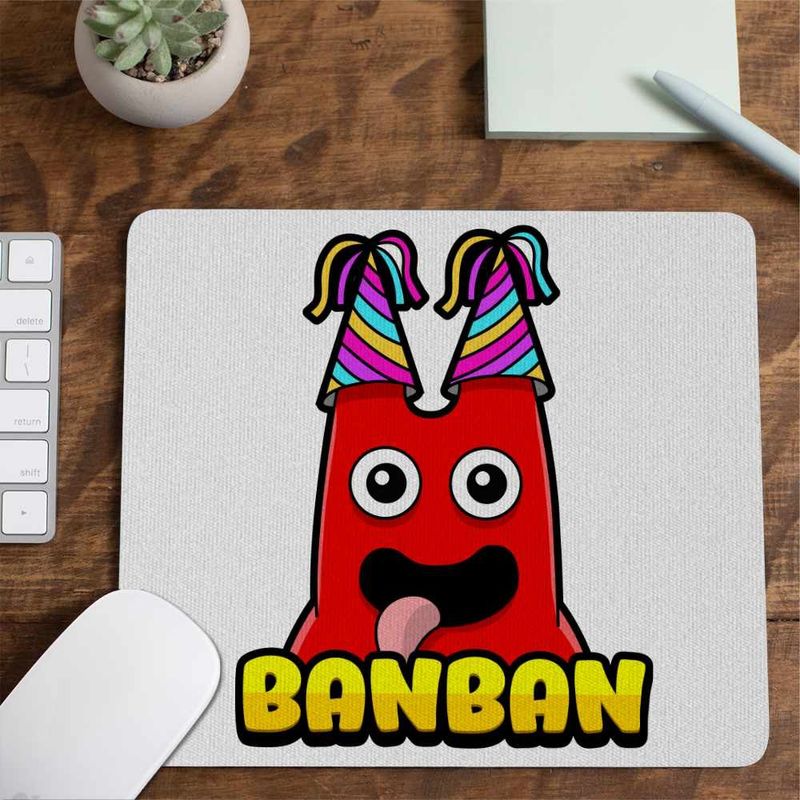 PC, gaming si accesorii - Periferice PC - Mousepad - Mousepad Banban Happy Desene Animate CoolTrend, 21x19cm - Infinity.ro