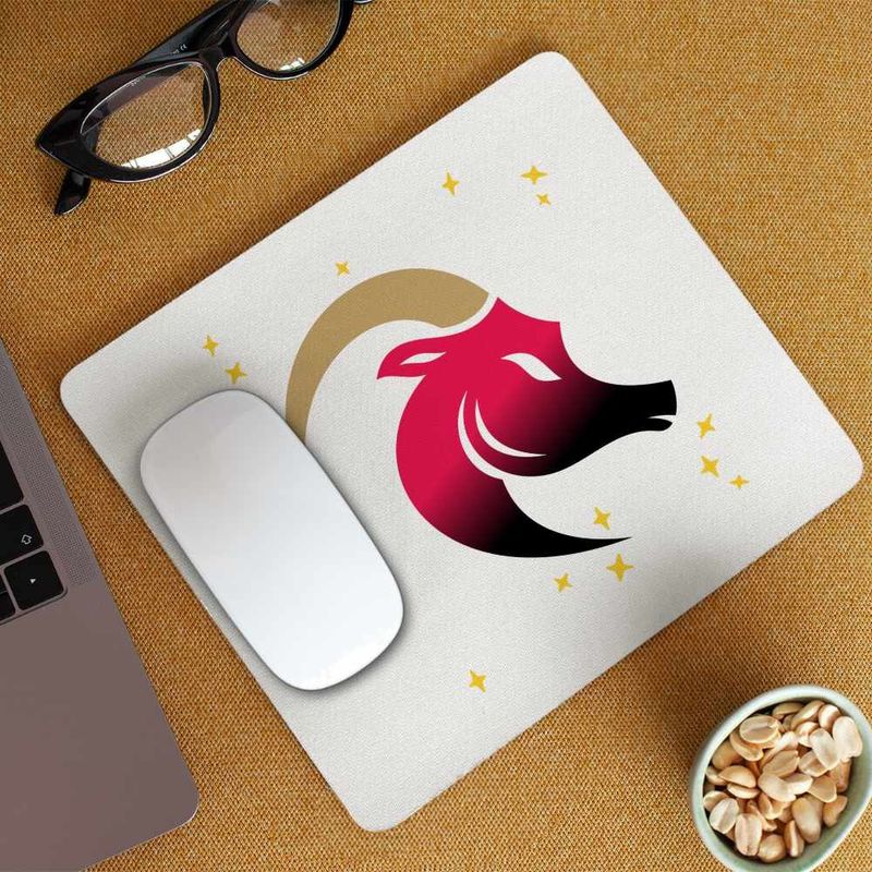 PC, gaming si accesorii - Periferice PC - Mousepad - Mousepad Berbec Horoscop Zodie Astrologie Aries CoolTrend, 21x19cm - Infinity.ro