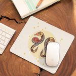 PC, gaming si accesorii - Periferice PC - Mousepad - Mousepad Gemeni Zodiac Horoscop Gemini Mandala Astrologie Serpi CoolTrend, 21x19cm - Infinity.ro