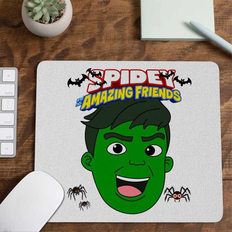 PC, gaming si accesorii - Periferice PC - Mousepad - Mousepad Hulk Spidey Marvel hulc CoolTrend, 21x19cm - Infinity.ro