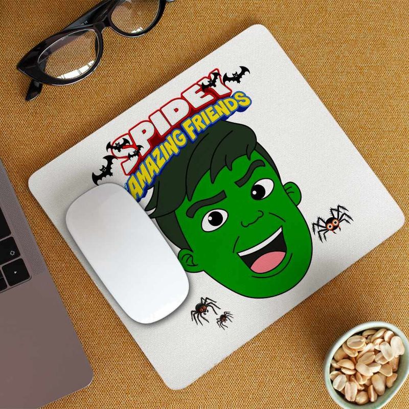 PC, gaming si accesorii - Periferice PC - Mousepad - Mousepad Hulk Spidey Marvel hulc CoolTrend, 21x19cm - Infinity.ro