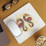 PC, gaming si accesorii - Periferice PC - Mousepad - Mousepad Gemeni Zodiac Horoscop Gemini Mandala Astrologie Serpi CoolTrend, 21x19cm - Infinity.ro