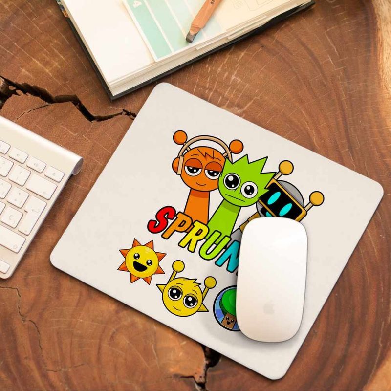 PC, gaming si accesorii - Periferice PC - Mousepad - Mousepad Sprunki Music Maker Game CoolTrend, 21x19cm - Infinity.ro