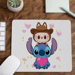 PC, gaming si accesorii - Periferice PC - Mousepad - Mousepad Stich Labubu Meme CoolTrend, 21x19cm - Infinity.ro