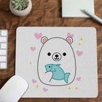 PC, gaming si accesorii - Periferice PC - Mousepad - Mousepad Squishmallows Urs Polar Fram CoolTrend, 21x19cm - Infinity.ro