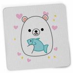 PC, gaming si accesorii - Periferice PC - Mousepad - Mousepad Squishmallows Urs Polar Fram CoolTrend, 21x19cm - Infinity.ro