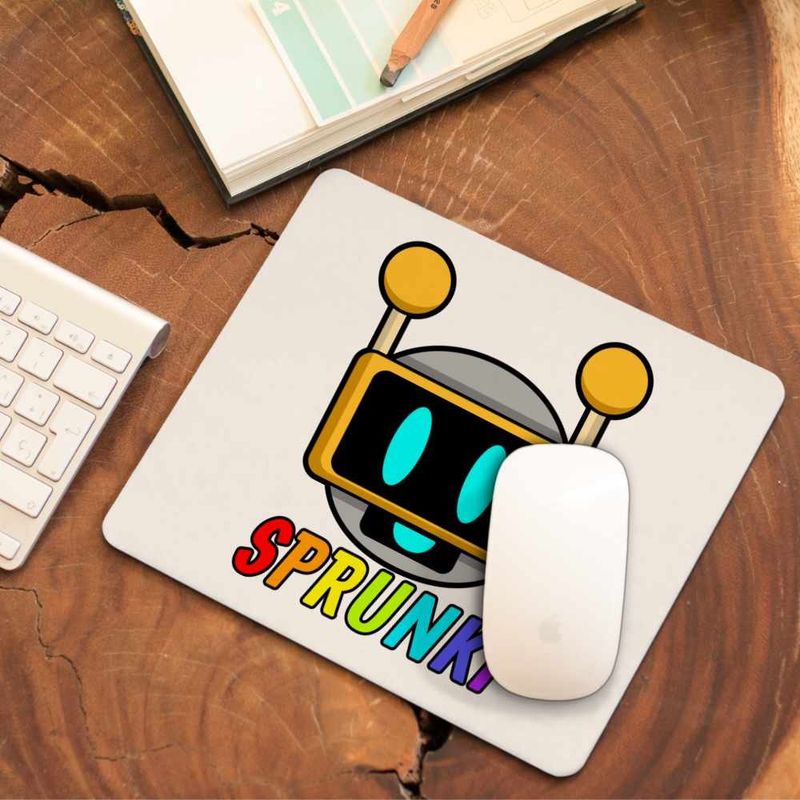 PC, gaming si accesorii - Periferice PC - Mousepad - Mousepad Sprunki Fun Bot Song Music Game CoolTrend, 21x19cm - Infinity.ro