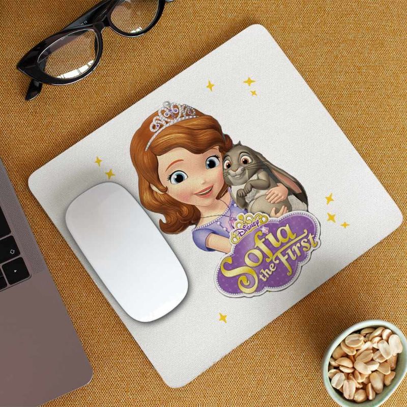 PC, gaming si accesorii - Periferice PC - Mousepad - Mousepad Sofia Intai Iepuras, Sofia the First CoolTrend, 21x19cm - Infinity.ro