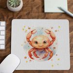 PC, gaming si accesorii - Periferice PC - Mousepad - Mousepad Rac Baby Zodiac Horoscop Cancer Astrologie CoolTrend, 21x19cm - Infinity.ro