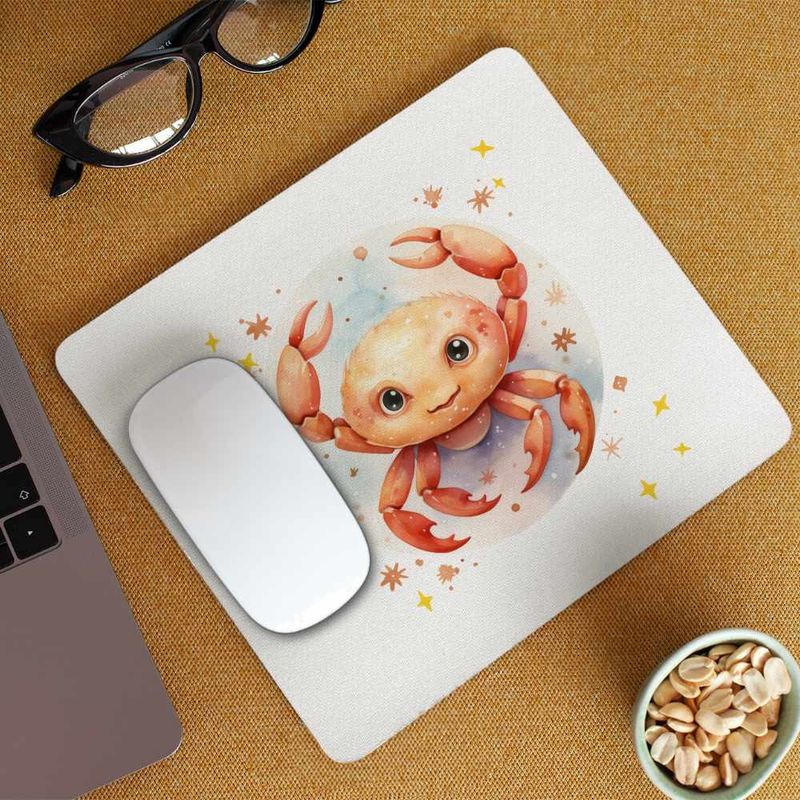 PC, gaming si accesorii - Periferice PC - Mousepad - Mousepad Rac Baby Zodiac Horoscop Cancer Astrologie CoolTrend, 21x19cm - Infinity.ro