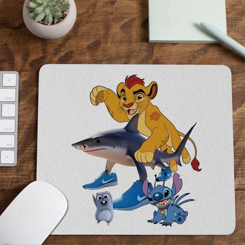 PC, gaming si accesorii - Periferice PC - Mousepad - Mousepad Kion Garda Felina Tralalero Tralala Tiktok Meme CoolTrend, 21x19cm - Infinity.ro