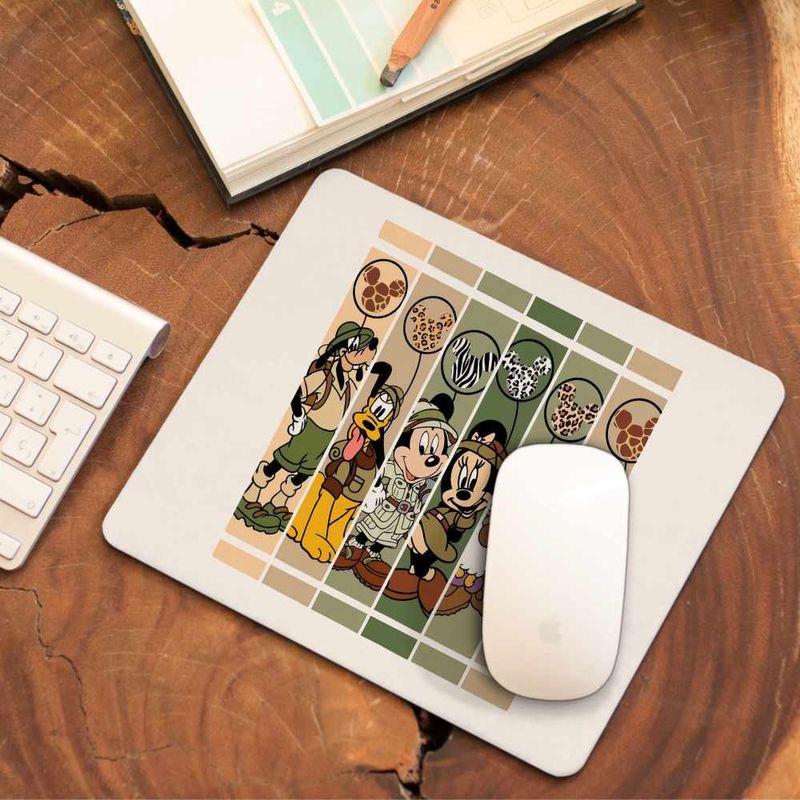 PC, gaming si accesorii - Periferice PC - Mousepad - Mousepad Mickey Mouse I Love Africa CoolTrend, 21x19cm - Infinity.ro