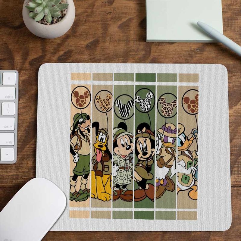 PC, gaming si accesorii - Periferice PC - Mousepad - Mousepad Mickey Mouse I Love Africa CoolTrend, 21x19cm - Infinity.ro