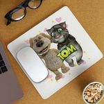 PC, gaming si accesorii - Periferice PC - Mousepad - Mousepad Ben Talking Tom Best Friends CoolTrend, 21x19cm - Infinity.ro