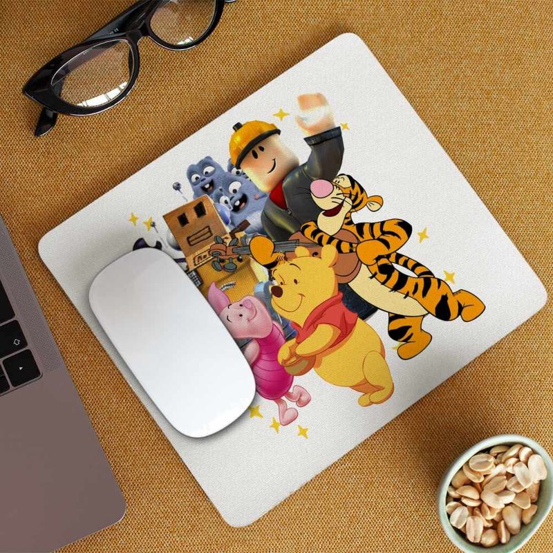 PC, gaming si accesorii - Periferice PC - Mousepad - Mousepad Roblox Winnie the Pooh Lemingii CoolTrend, 21x19cm - Infinity.ro