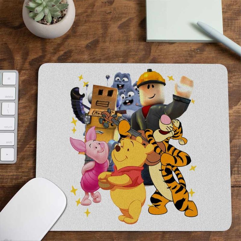 PC, gaming si accesorii - Periferice PC - Mousepad - Mousepad Roblox Winnie the Pooh Lemingii CoolTrend, 21x19cm - Infinity.ro