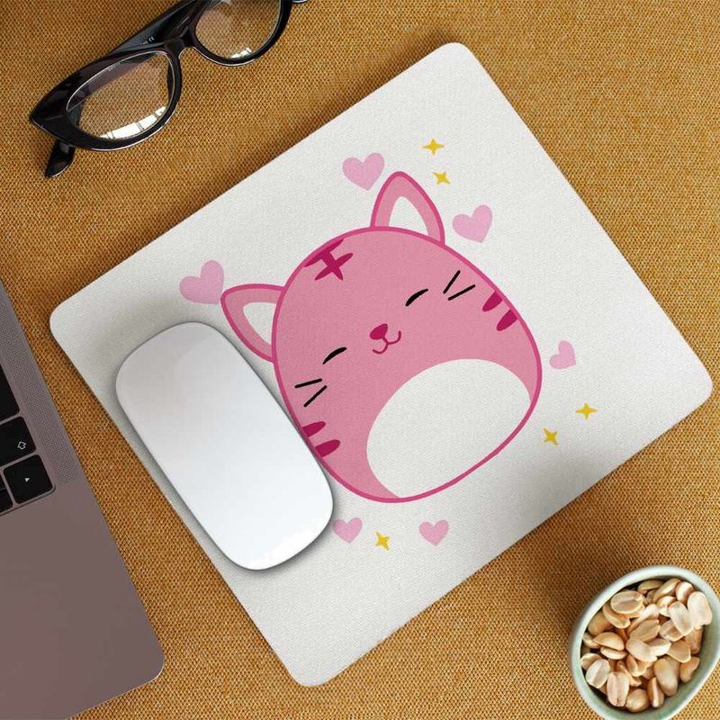 PC, gaming si accesorii - Periferice PC - Mousepad - Mousepad Squishmallows Pisica Adorable CoolTrend, 21x19cm - Infinity.ro