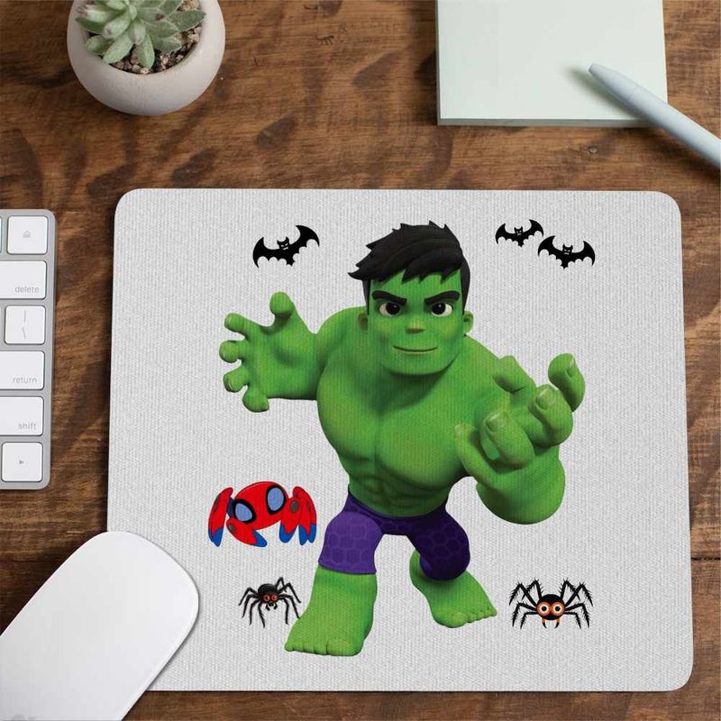 PC, gaming si accesorii - Periferice PC - Mousepad - Mousepad Hulk Paienjenel Marvel CoolTrend, 21x19cm - Infinity.ro