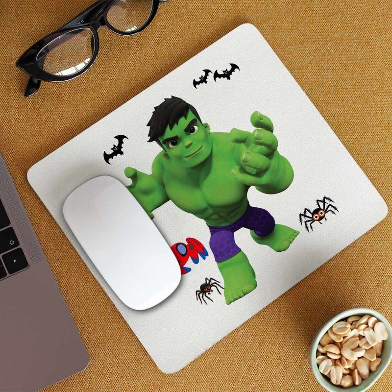 PC, gaming si accesorii - Periferice PC - Mousepad - Mousepad Hulk Paienjenel Marvel CoolTrend, 21x19cm - Infinity.ro