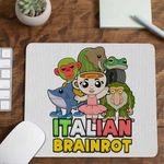 PC, gaming si accesorii - Periferice PC - Mousepad - Mousepad Italian Ballerina Tralalero BrrBrr Brainrot Brain Rot CoolTrend, 21x19cm - Infinity.ro