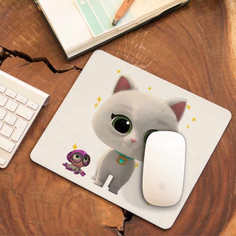 PC, gaming si accesorii - Periferice PC - Mousepad - Mousepad SuperKitties Bitsy Super Pisicute CoolTrend, 21x19cm - Infinity.ro