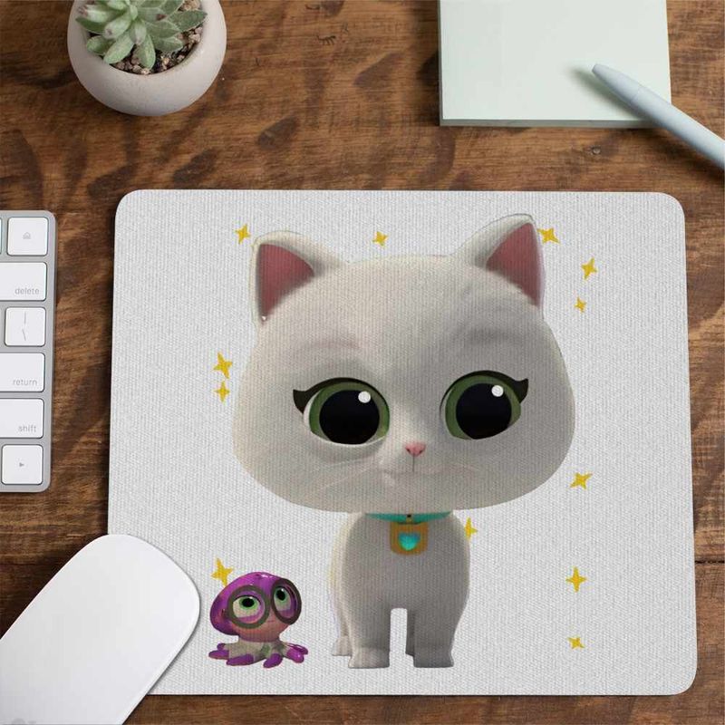 PC, gaming si accesorii - Periferice PC - Mousepad - Mousepad SuperKitties Bitsy Super Pisicute CoolTrend, 21x19cm - Infinity.ro