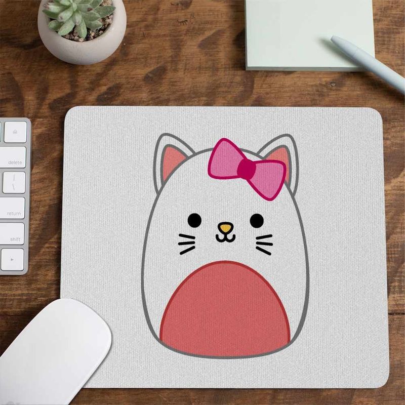 PC, gaming si accesorii - Periferice PC - Mousepad - Mousepad Squishmallows Hello Kitty CoolTrend, 21x19cm - Infinity.ro