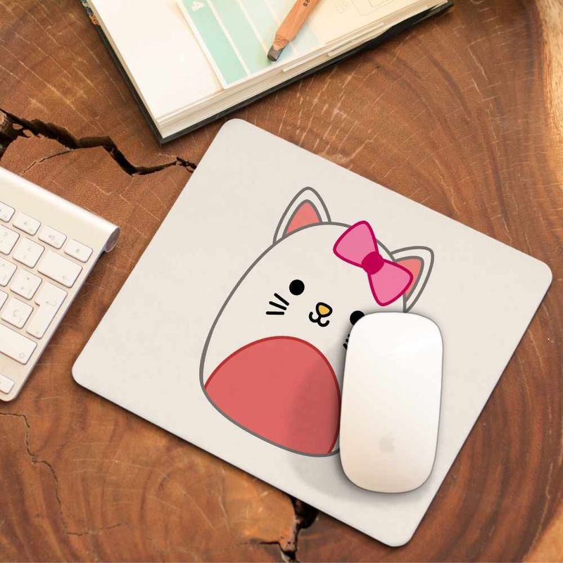 PC, gaming si accesorii - Periferice PC - Mousepad - Mousepad Squishmallows Hello Kitty CoolTrend, 21x19cm - Infinity.ro