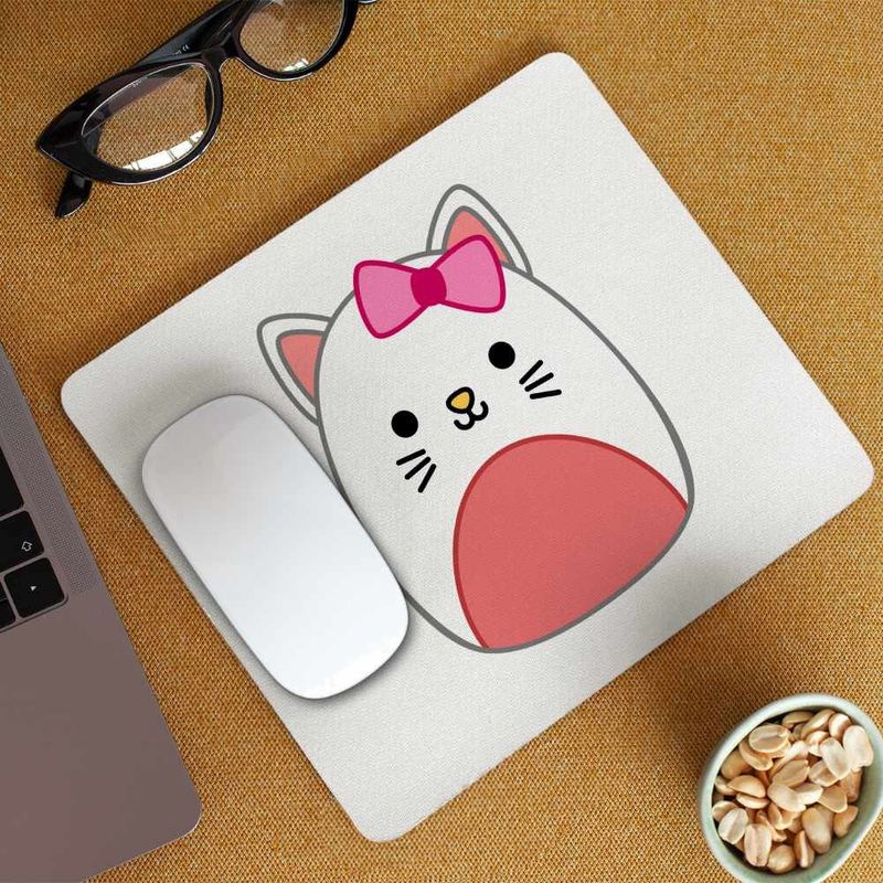 PC, gaming si accesorii - Periferice PC - Mousepad - Mousepad Squishmallows Hello Kitty CoolTrend, 21x19cm - Infinity.ro