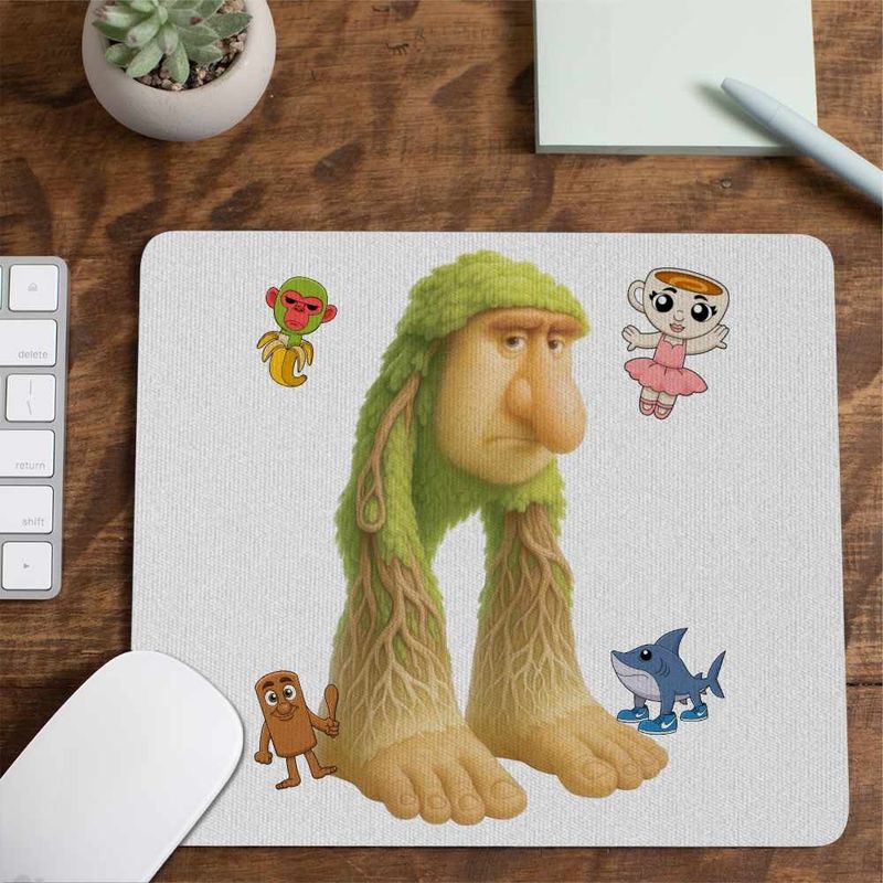 PC, gaming si accesorii - Periferice PC - Mousepad - Mousepad Br Br Patapim Brainrot CoolTrend, 21x19cm - Infinity.ro