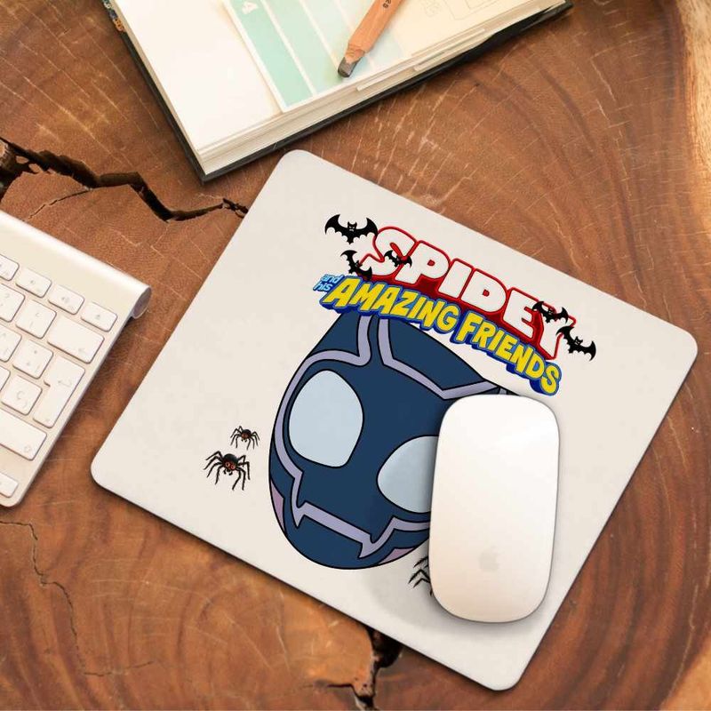 PC, gaming si accesorii - Periferice PC - Mousepad - Mousepad Pantera Neagra Paienjenel CoolTrend, 21x19cm - Infinity.ro