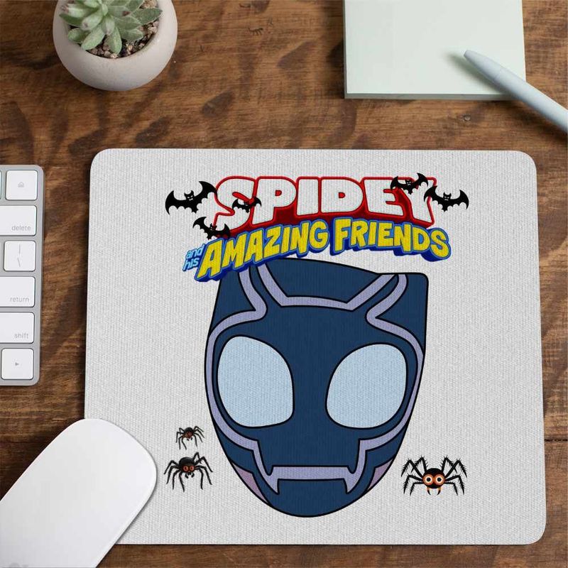 PC, gaming si accesorii - Periferice PC - Mousepad - Mousepad Pantera Neagra Paienjenel CoolTrend, 21x19cm - Infinity.ro