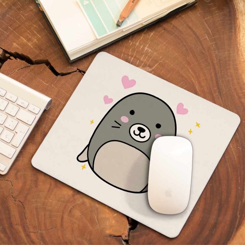 PC, gaming si accesorii - Periferice PC - Mousepad - Mousepad Squishmallows Foca Squad CoolTrend, 21x19cm - Infinity.ro