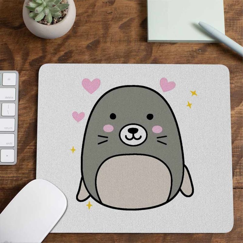 PC, gaming si accesorii - Periferice PC - Mousepad - Mousepad Squishmallows Foca Squad CoolTrend, 21x19cm - Infinity.ro
